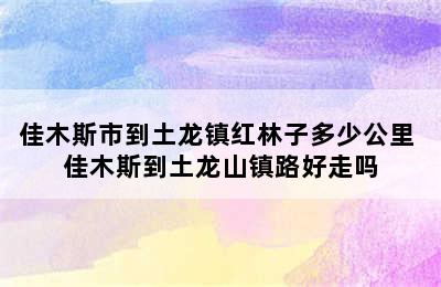 佳木斯市到土龙镇红林子多少公里 佳木斯到土龙山镇路好走吗